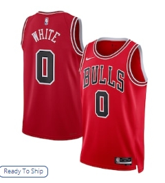 Coby White Chicago Bulls Nike Unisex Swingman Jersey - Icon Edition - Red