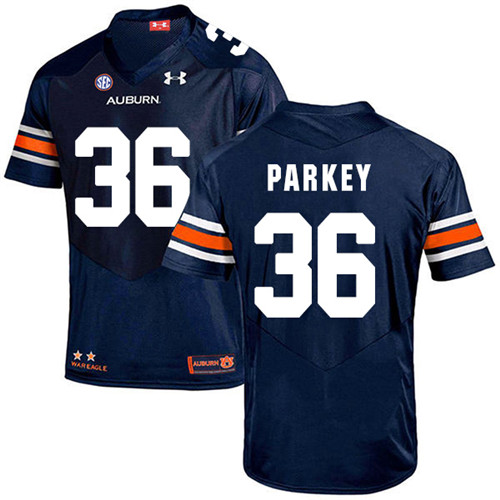 Cody Parkey Auburn Tigers Men's Jersey - #36 NCAA Navy Blue Stitched Authentic