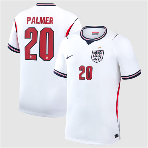 Cole Palmer England National Team Nike 2026 Home Stadium Replica Jersey