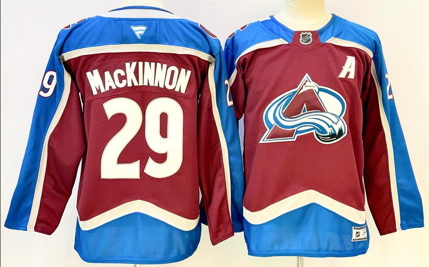 Colorado Avalanche 29 MACKINNON JERSEY