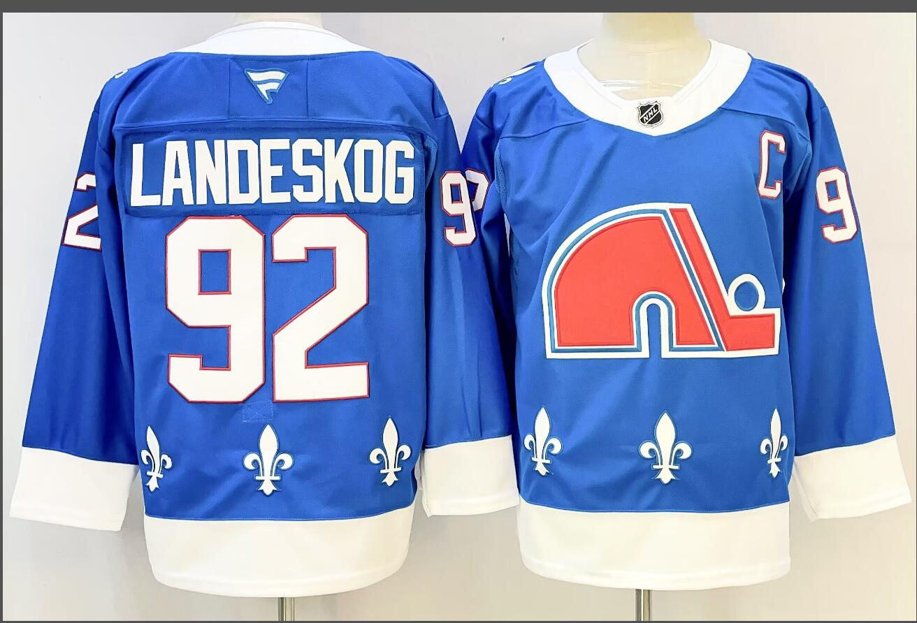 Colorado Avalanche Honour Quebec Nordiques 92 landeskog