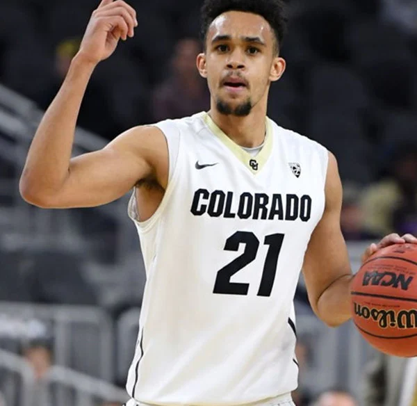 Colorado Buffaloes #21 Derrick White Nike 2017 PCA12 College Basketball Game Jersey White 