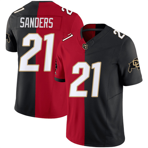 Colorado Buffaloes Split Vapor Limited Jersey - All Stitched Shilo Sanders21