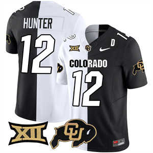 Colorado Buffaloes Vapor Limited Football Jersey V2 - Big 12 XII Patch - All Stitched STRIPEOUT