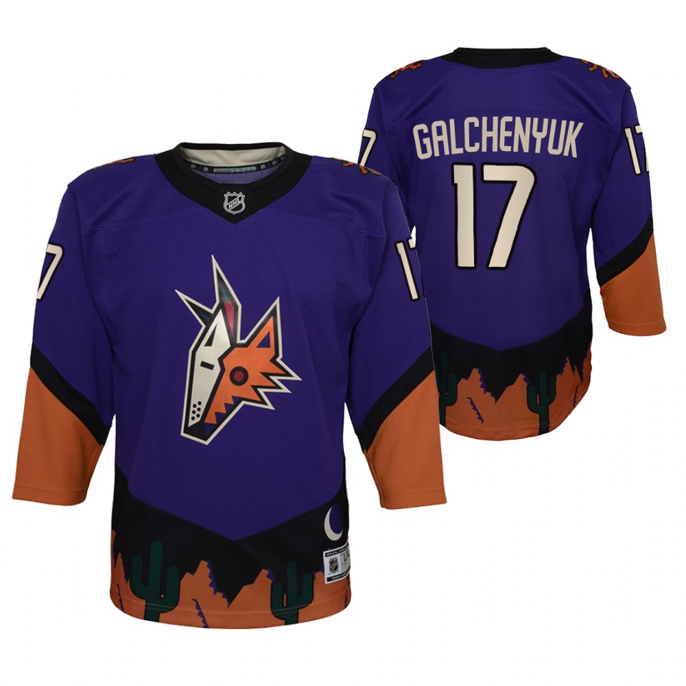 Coyotes Alex Galchenyuk 2021 Reverse Retro Jersey Youth