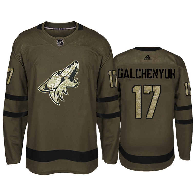 Coyotes Alex Galchenyuk Camo Military Jersey