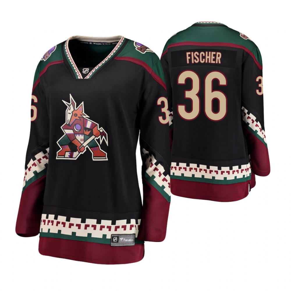 Coyotes Christian Fischer Black Alternate Breakaway Jersey