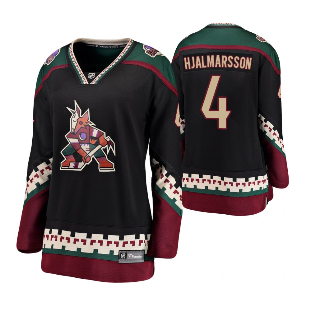 Coyotes Niklas Hjalmarsson Black Alternate Breakaway Jersey