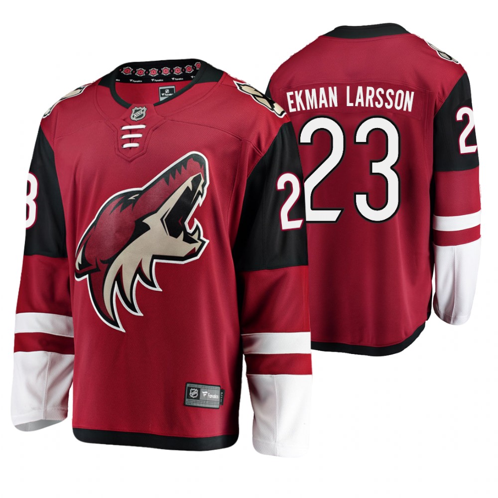 Coyotes Oliver Ekman-Larsson Red Fanatics Branded Home Breakaway Jersey