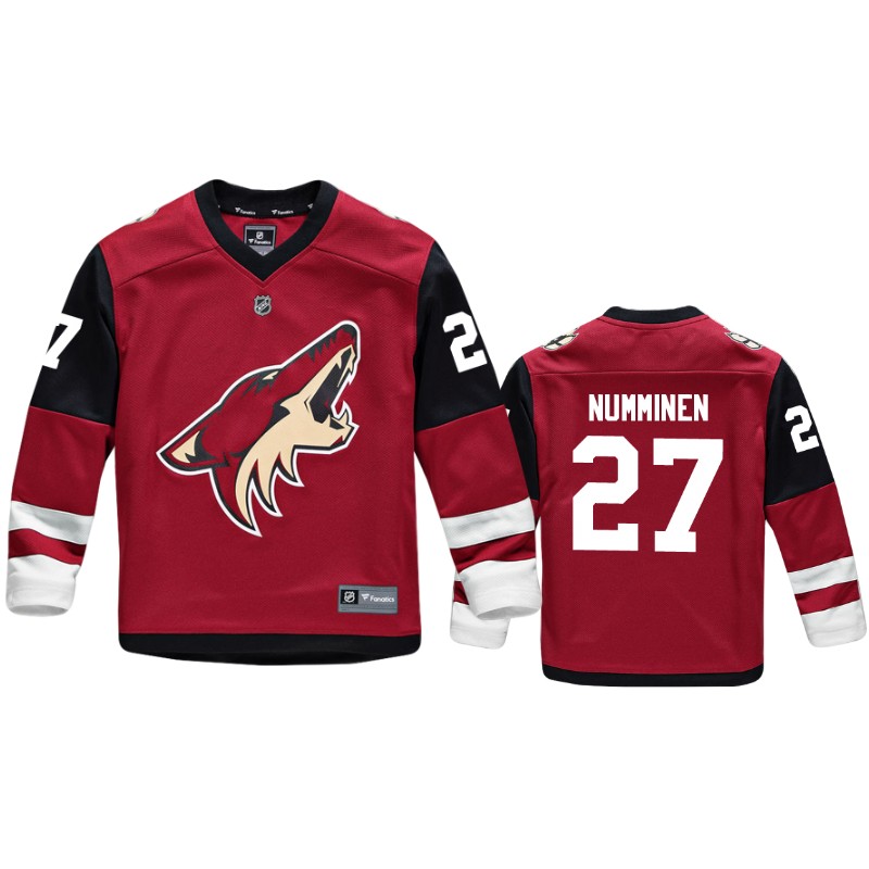Coyotes Teppo Numminen Red Replica Player Home Jersey