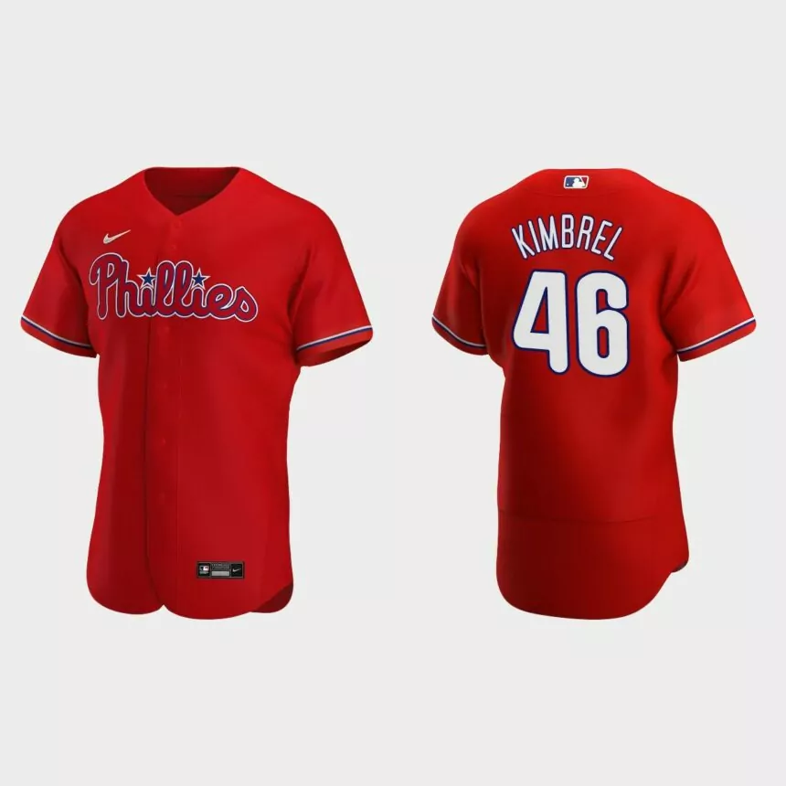 Craig Kimbrel Philadelphia Phillies Authentic Alternate Jersey – Red