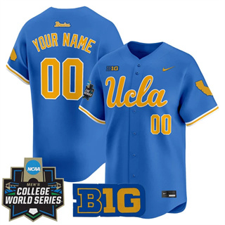 Custom  UCLA Bruins 2025 World Series Vapor Premier Limited  Jersey - All Stitched Blue