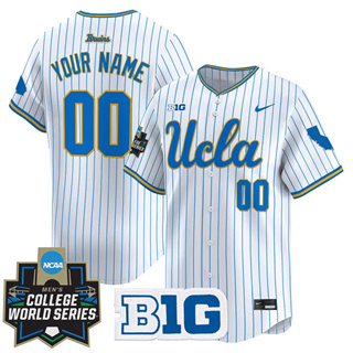 Custom  UCLA Bruins 2025 World Series Vapor Premier Limited  Jersey - All Stitched Pinstripe
