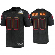 Custom 2021 Tampa Bay Buccaneers #00 Black Super Bowl LIV Jersey