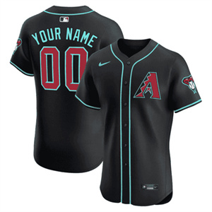 Custom Arizona Diamondbacks 2024 Flex Base baseball  Jersey – All Stitched Black Alternate