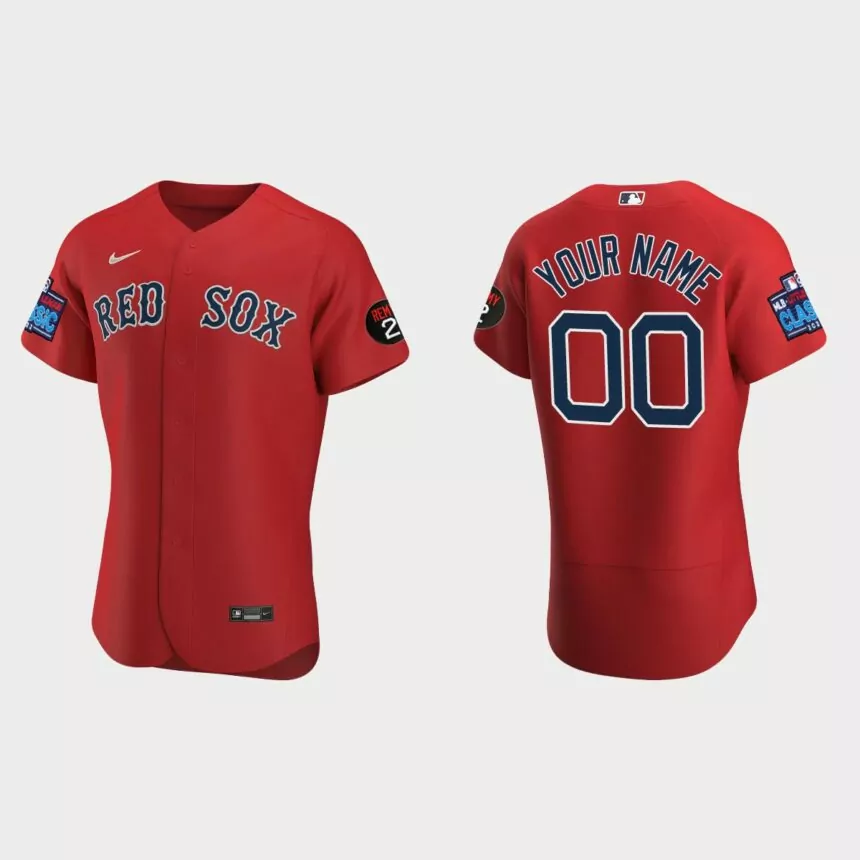 Custom Boston Red Sox 2022 Little League Classic Authentic Jersey – Red