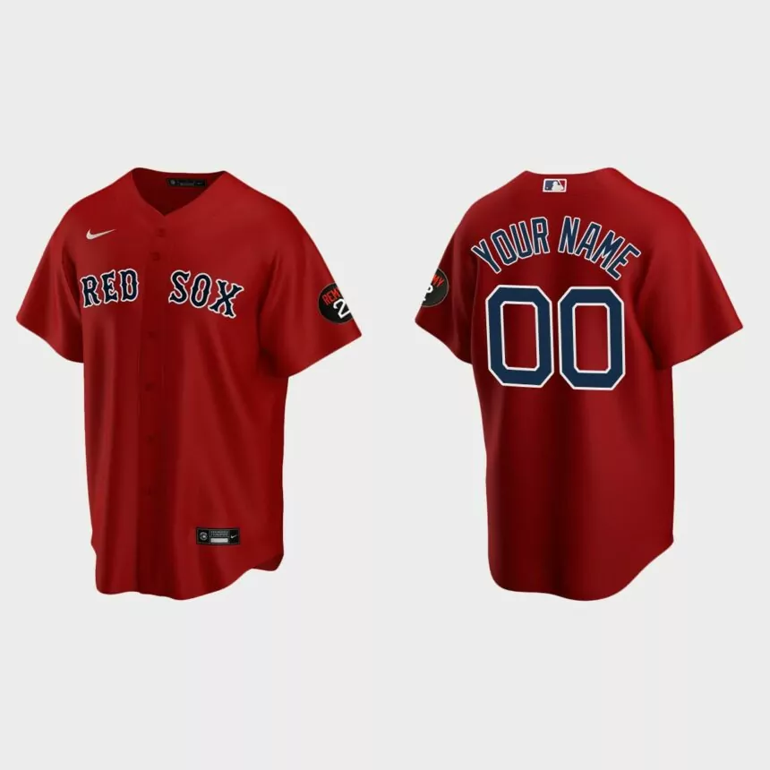 Custom Boston Red Sox 2022 Replica Jersey – Red