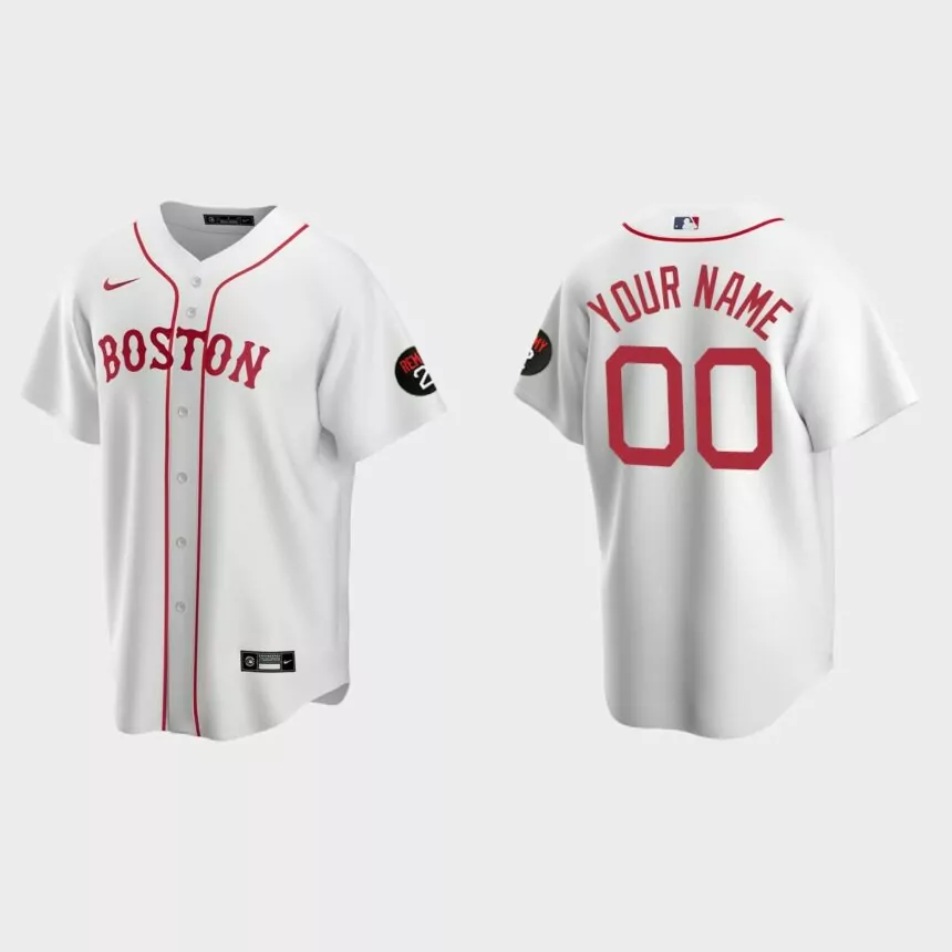 Custom Boston Red Sox 2022 Replica Jersey – White