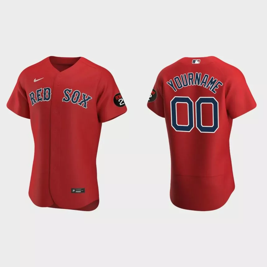 Custom Boston Red Sox Authentic Jerry Remy Jersey – Red