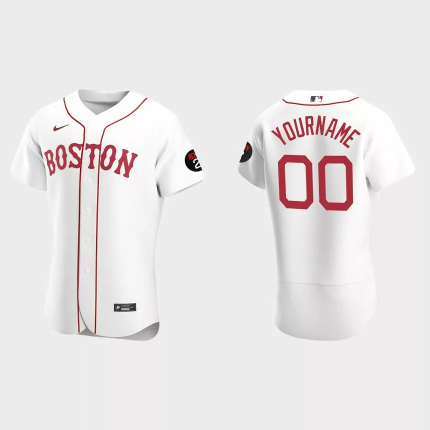 Custom Boston Red Sox Authentic Jerry Remy Jersey – White