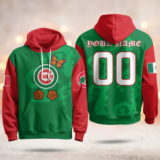 Custom Chicago Cubs Xicago Mexican Heritage Hoodie.webp