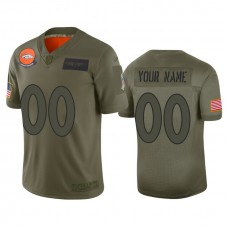 Custom Denver Broncos #00 Camo 2019 Salute to Service Limited Jersey