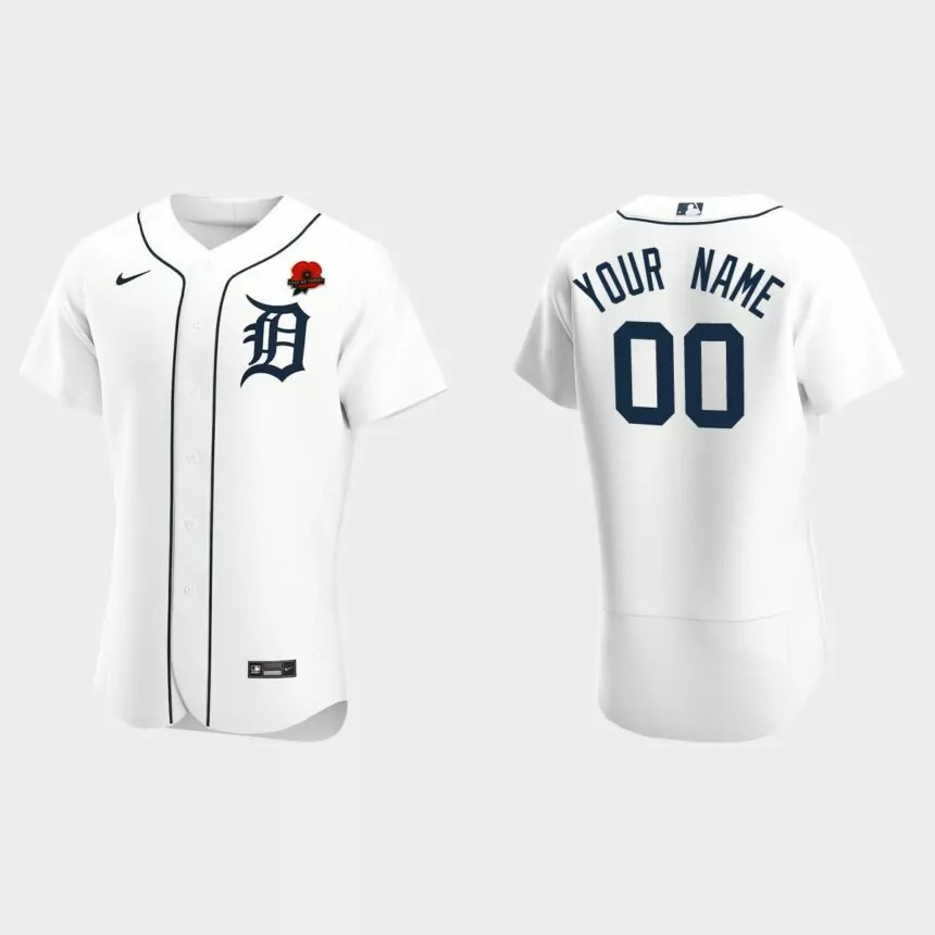 Custom Detroit Tigers 2021 Memorial Day Authentic Jersey – White.jpg