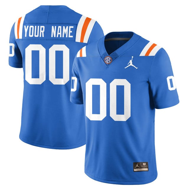 Custom Florida Gators Bring Back 1960s Throwback Jersey blue