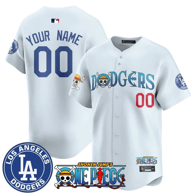 Custom Gender Name Los Angeles Dodgers OP 2025 Limited Jersey - All Stitched women white  custom
