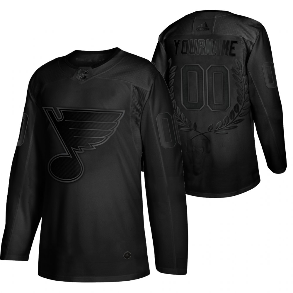 Custom Glory Black Blues #00 Jersey