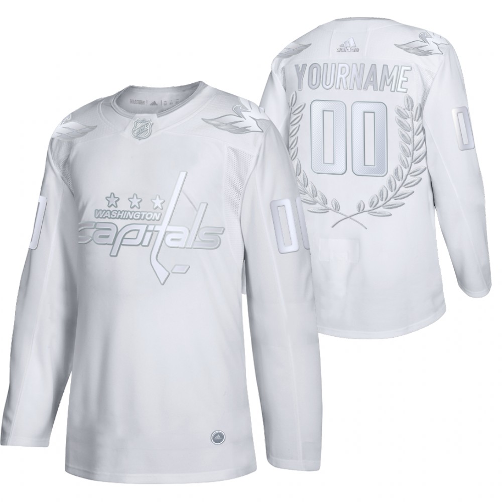 Custom Glory Platinum Capitals #00 Jersey