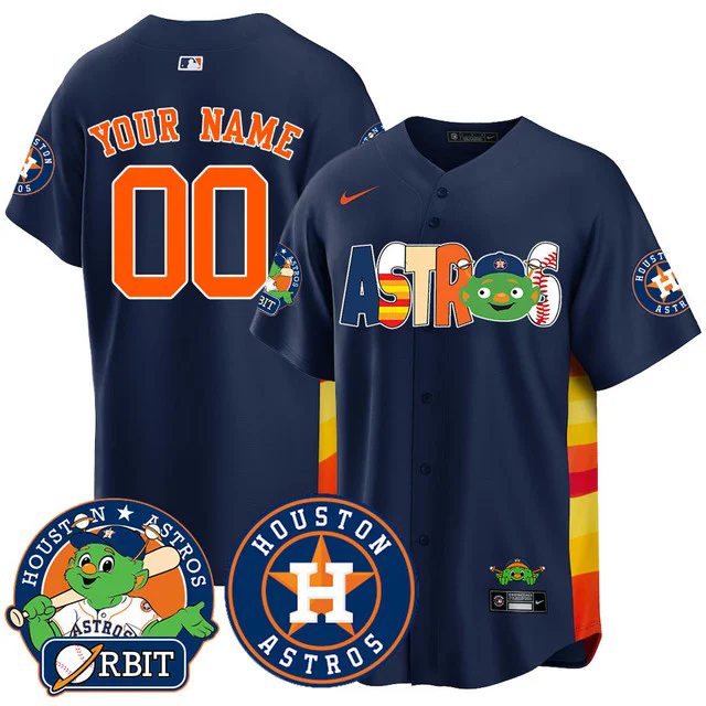 Custom Houston Astros Orbit Vapor Premier Jersey NAVY.webp