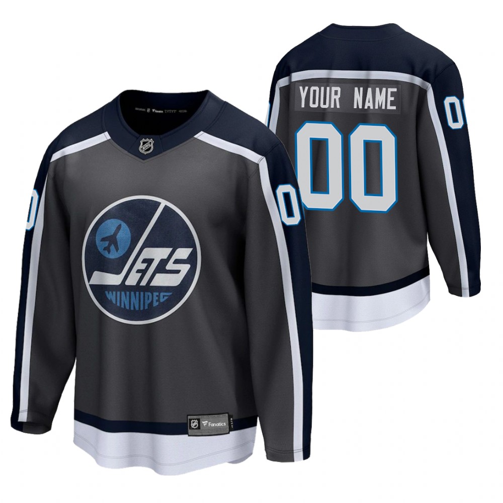 Custom Jets 2021 Special Edition Gray Jersey