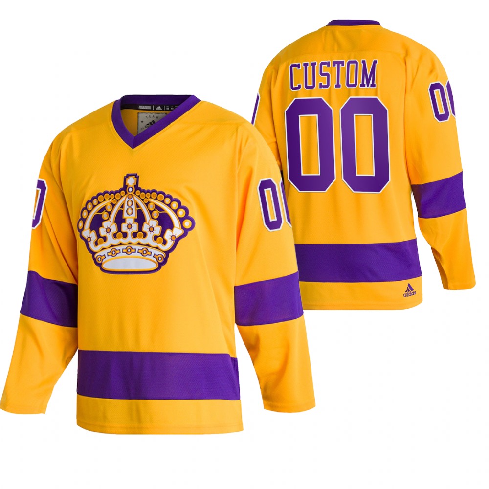 Custom Kings Team Classics Gold Throwback Jersey