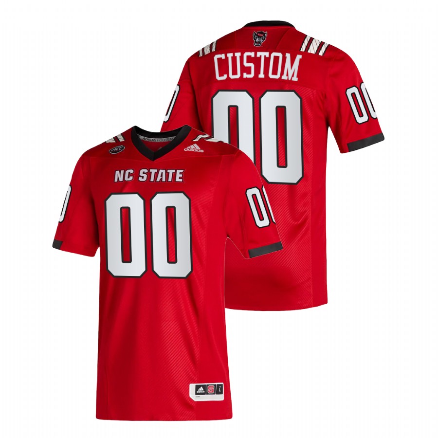 Custom NC State Wolfpack Red   College Football Jersey