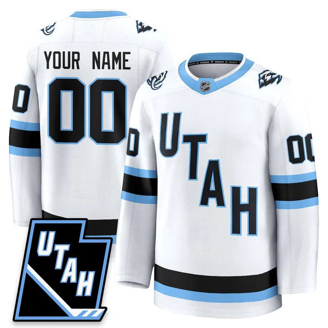 Custom NameGender Utah Hockey ‘Mammoth’ 2025 Limited Jersey WHITE.webp