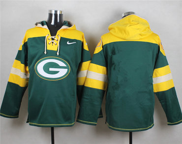 Custom Nike Packers Green Player Pullover NFL Hoodie (Any name&number)