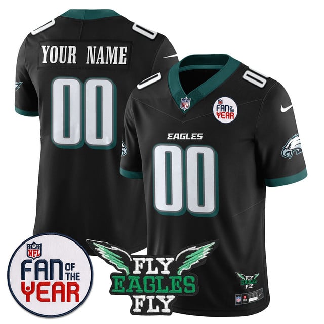 Custom Philadelphia Eagles Fan Of The Year Jersey
