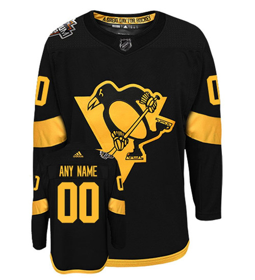 Custom Pittsburgh Penguins 2019 Stadium Series Hockey Jersey