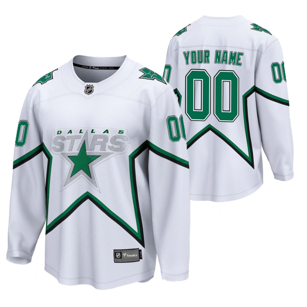 Custom Stars 2021 Reverse Retro White Jersey Special Edition