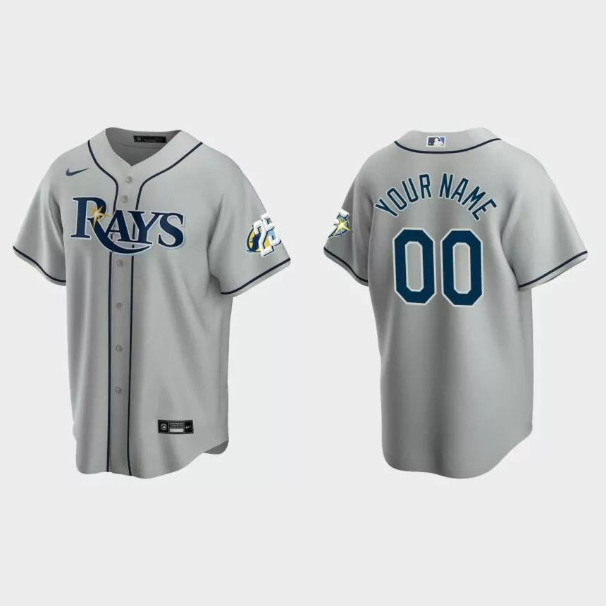 Custom Tampa Bay Rays 25th Anniversary Replica Jersey – Gra的副本