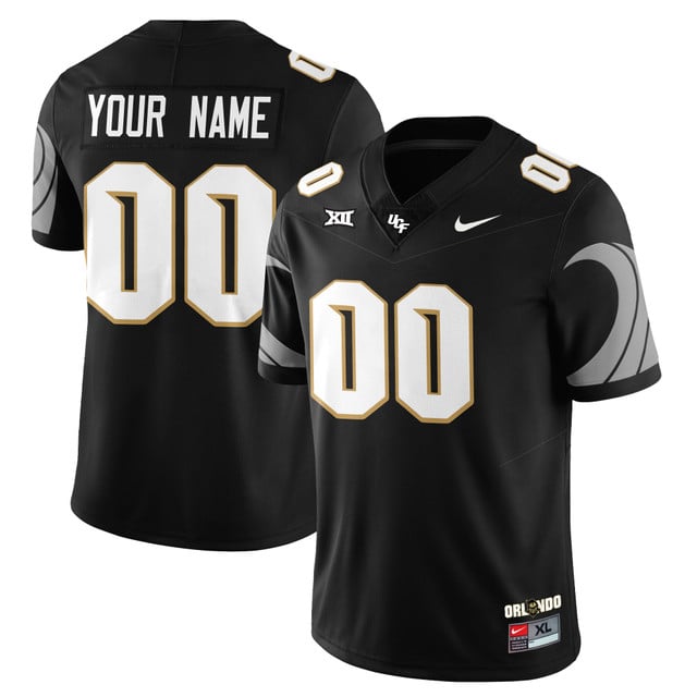 Custom UCF Football 2025 Core Uniforms BLACK