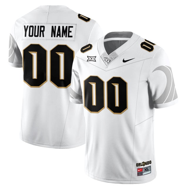 Custom UCF Football 2025 Core Uniforms WHITE