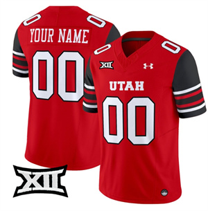 Custom Utah Utes 2024 Vapor Limited Football Jersey - All Stitched RED