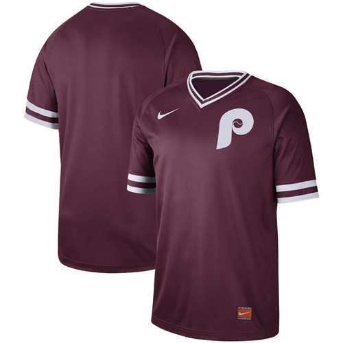 Customized Phillies Red Throwback Jersey