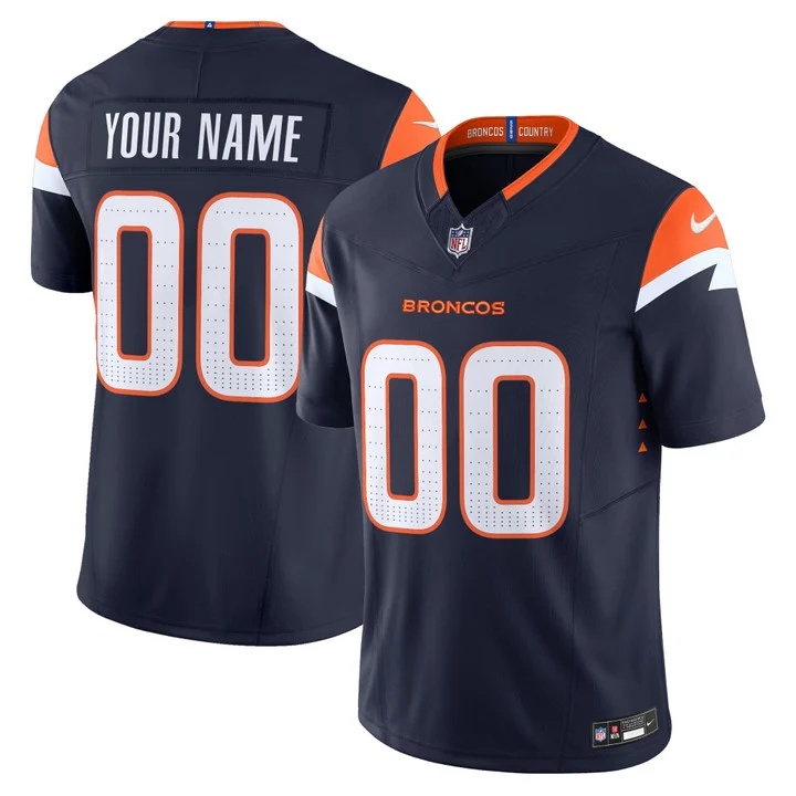 DENVER BRONCOS 2026 VAPOR LIMITED CUSTOM JERSEY NAVY