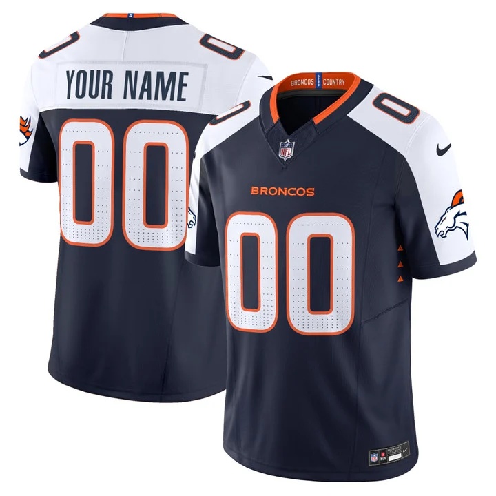 DENVER BRONCOS 2026 VAPOR LIMITED CUSTOM JERSEY NAVY ALTERNATE