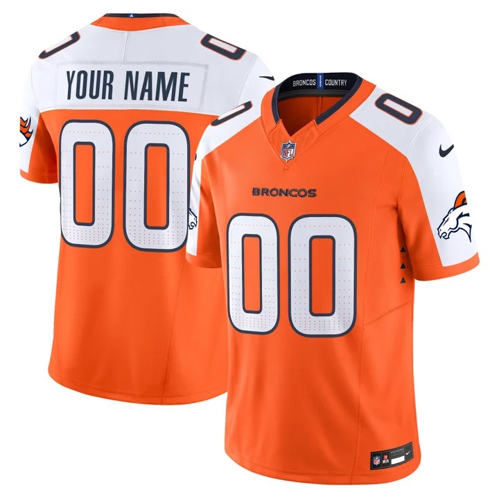 DENVER BRONCOS 2026 VAPOR LIMITED CUSTOM JERSEY ORANGE ALTERNATE