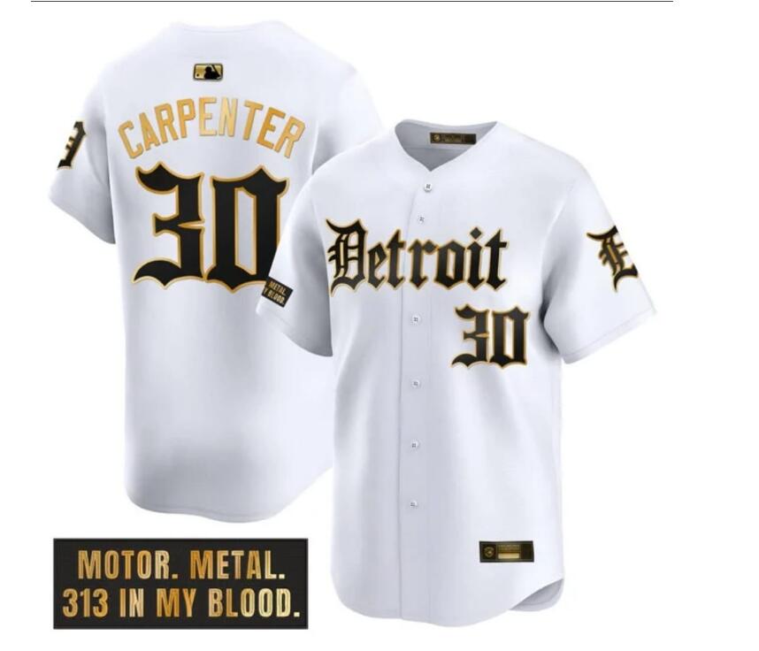DETROIT TIGERS 30 CARPENTER JERSEY