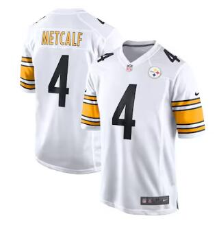 DK Metcalf Pittsburgh Steelers Nike Game Player Jersey - White